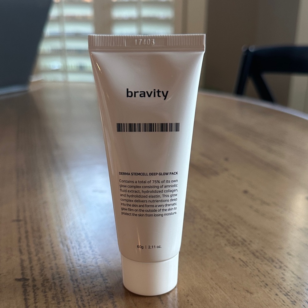 New Sealed Bravity Derma Stemcell Japanese Deep Glow Mask  60g 2.11oz